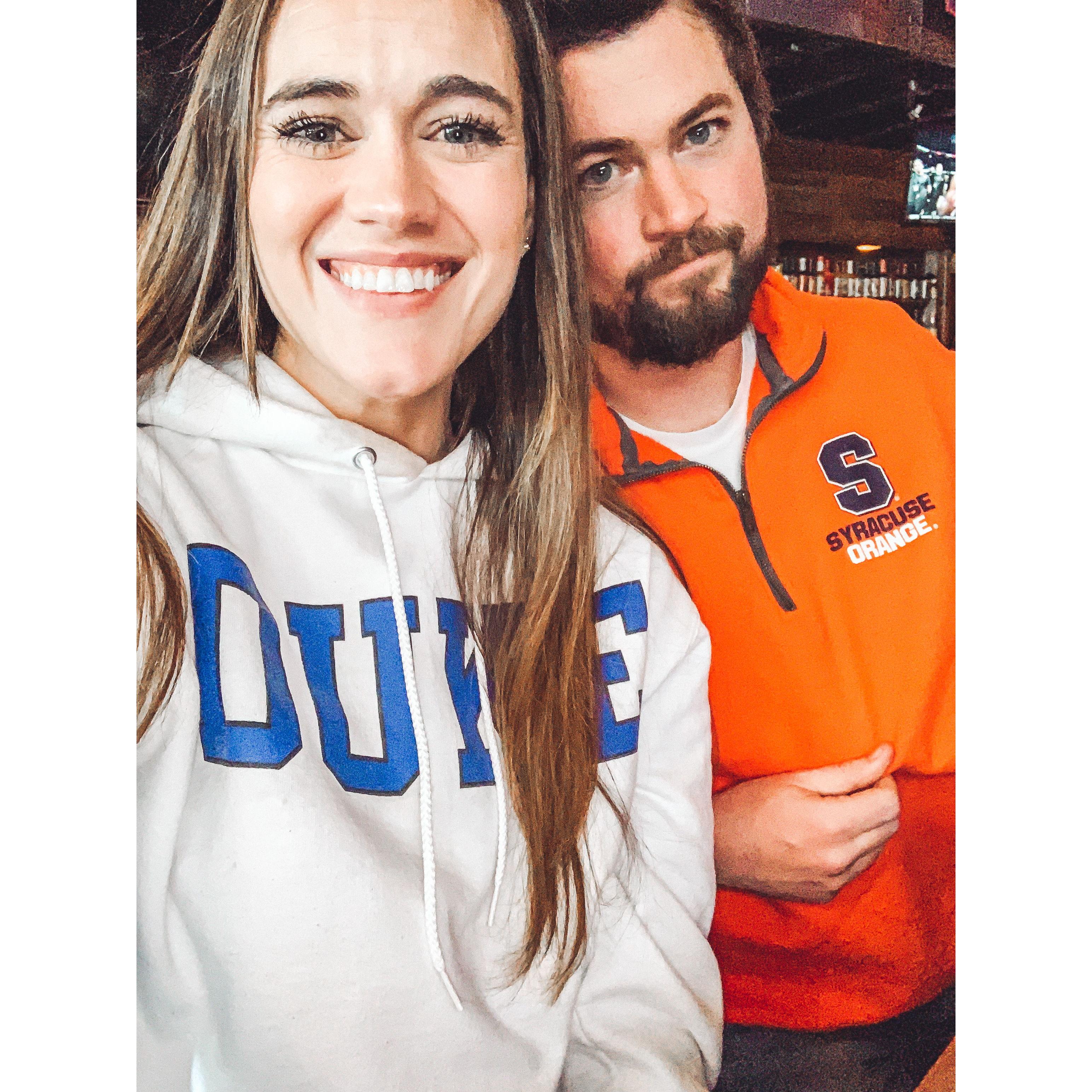 Colleen usually wins this rivalry!