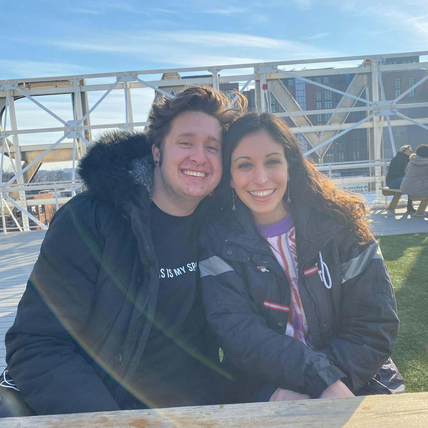 A chilly COVID-friendly date in Union Market.
