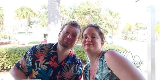 Just two burnt lobsters in the Florida sun,