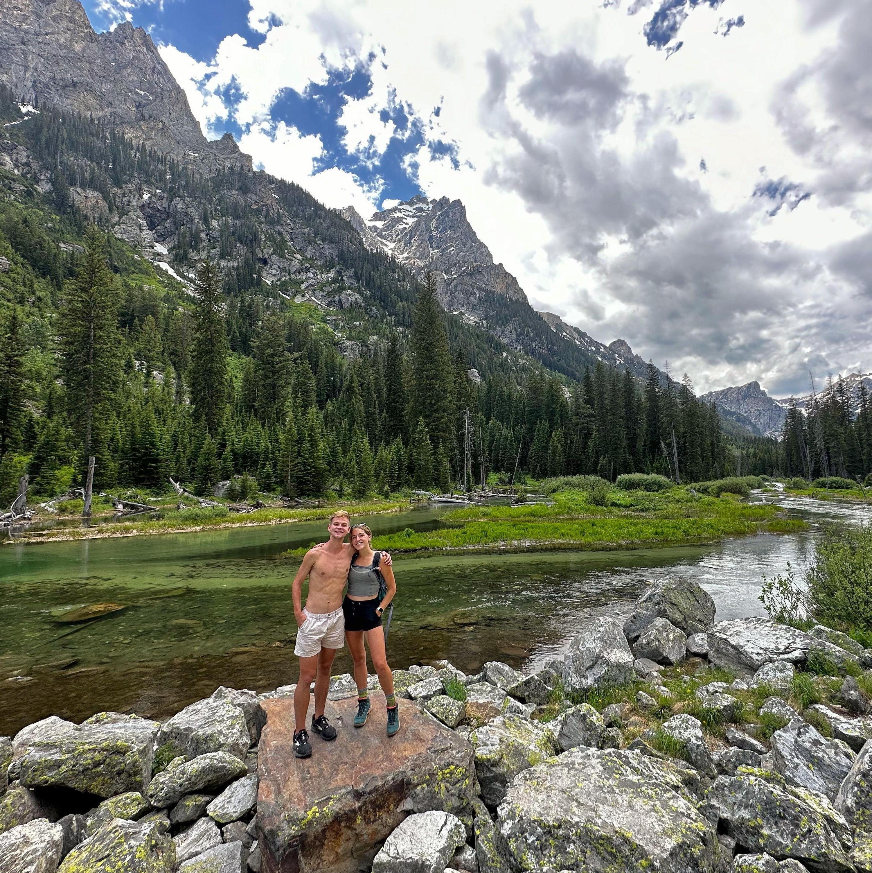 Our second time traversing the Tetons