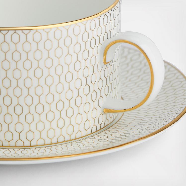 Wedgwood ARRIS Accent Espresso Cup and Saucer (Set of 4)