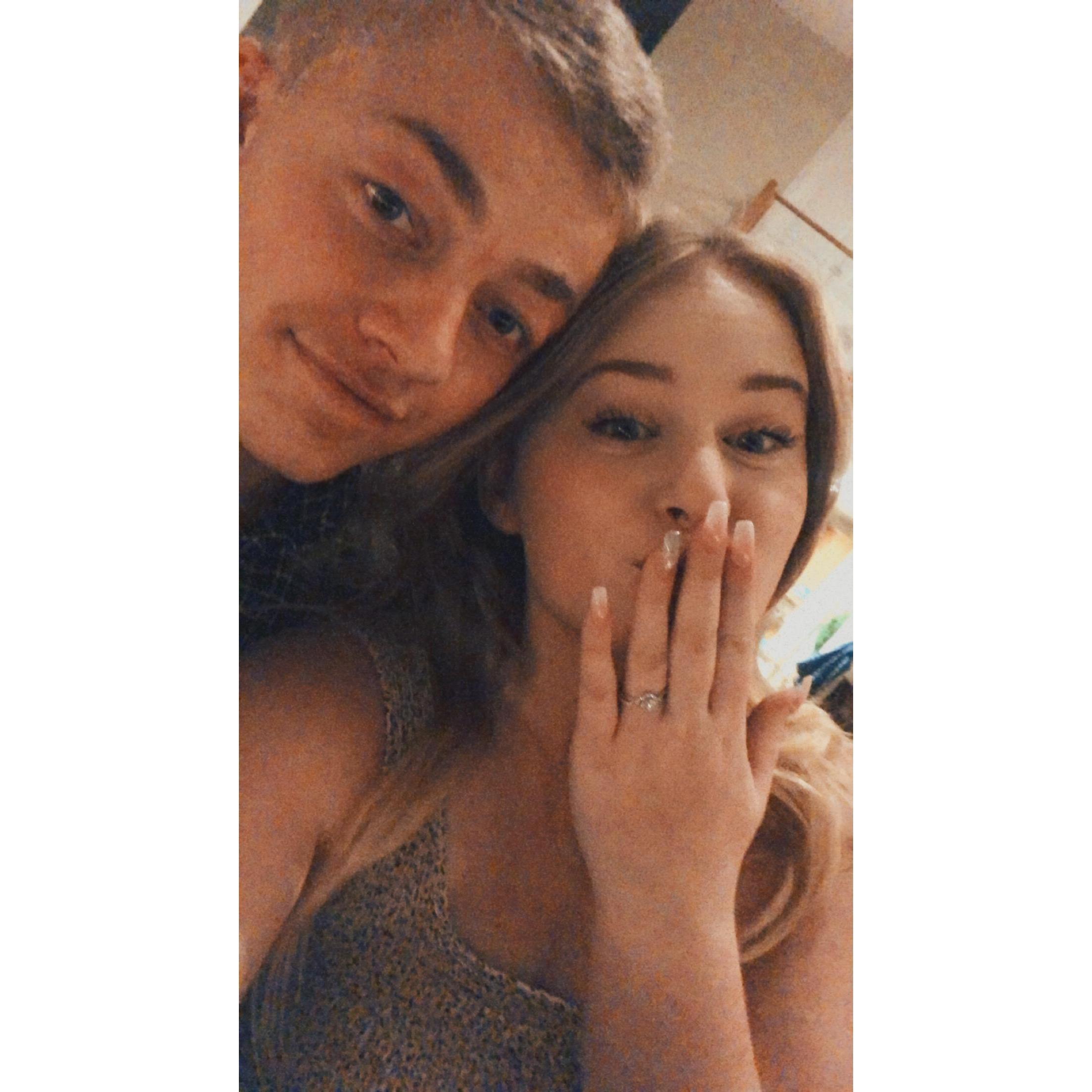 The day Jack proposed! One of the best days of Hera's life!