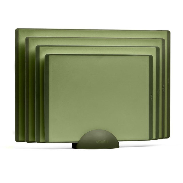 SMIRLY Plastic Cutting Board Set, Dishwasher Safe Cutting Boards for Kitchen, Cutting Board Dishwasher Safe - Plastic Chopping Board Set