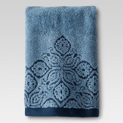 Hand Towel Blue Border - Threshold™