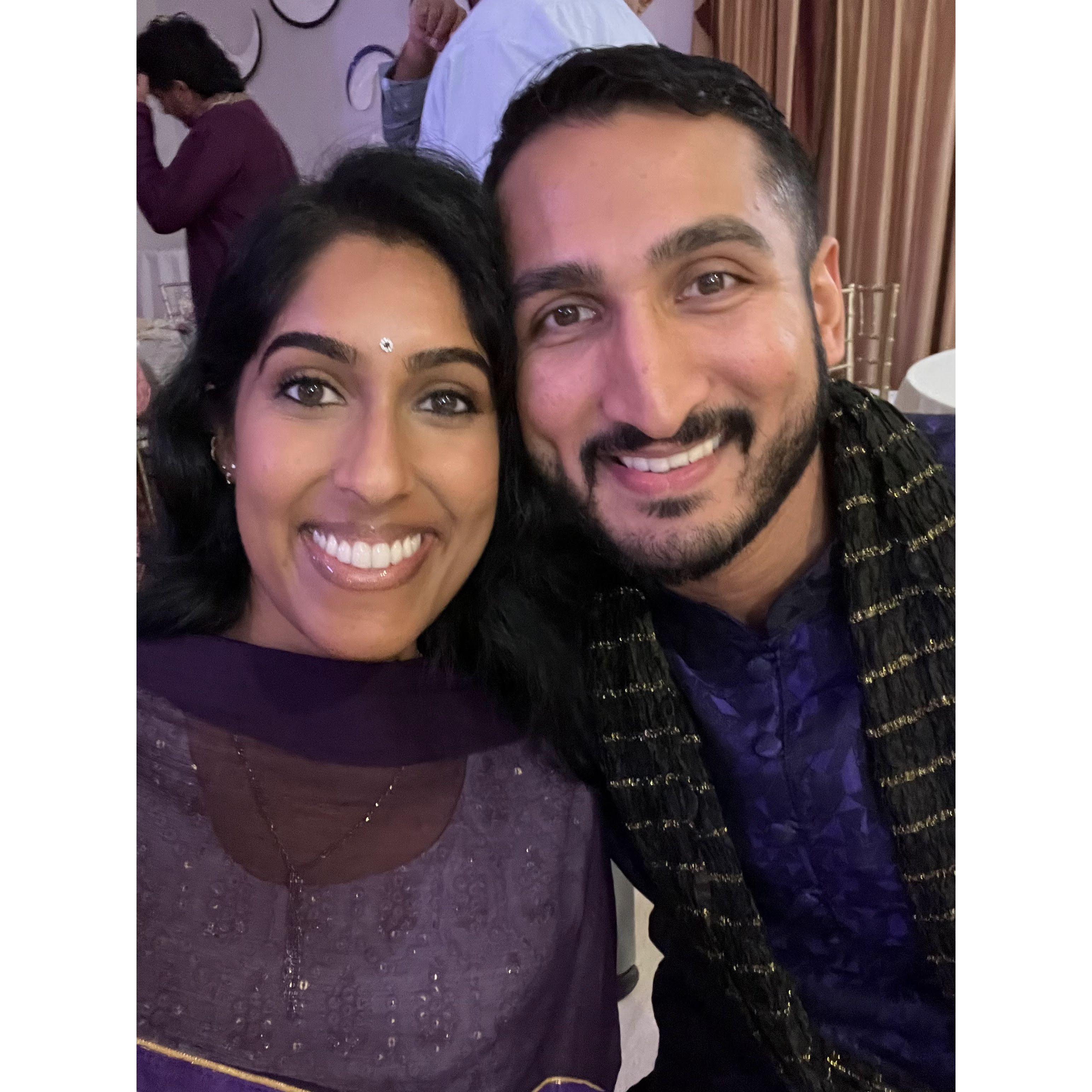 Reshie and Natasha's engagement puja