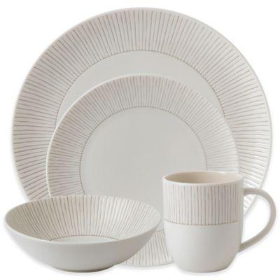 ED Ellen DeGeneres Crafted by Royal Doulton® Taupe Stripe 16-Piece Dinnerware Set