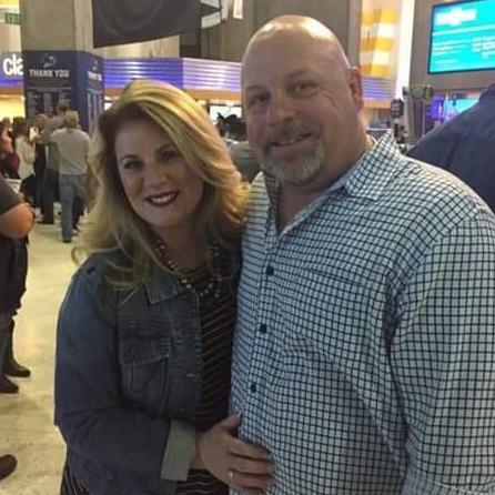 Blake Shelton concert and one of our first official dates. :-)