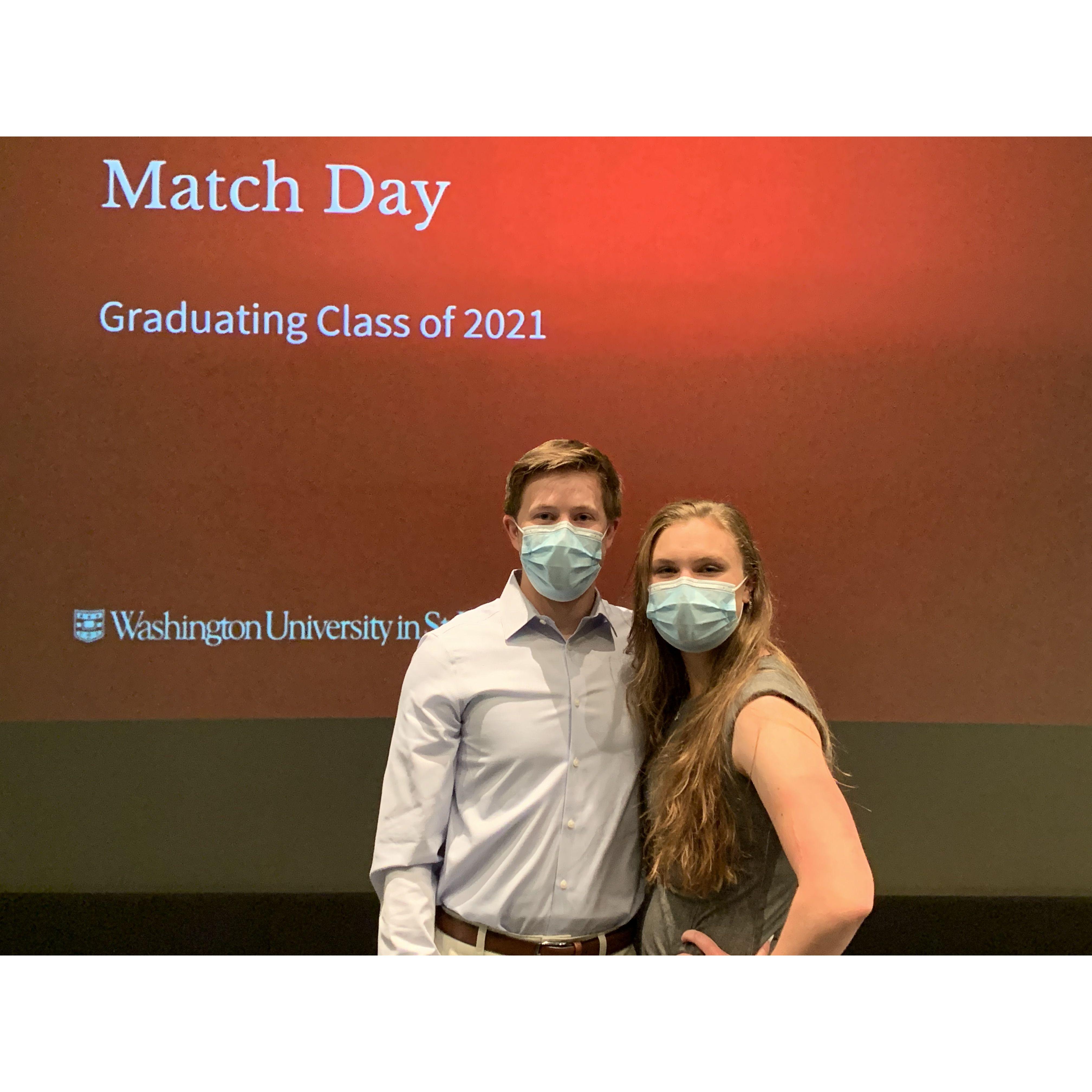 Carrie's Match Day 2021!