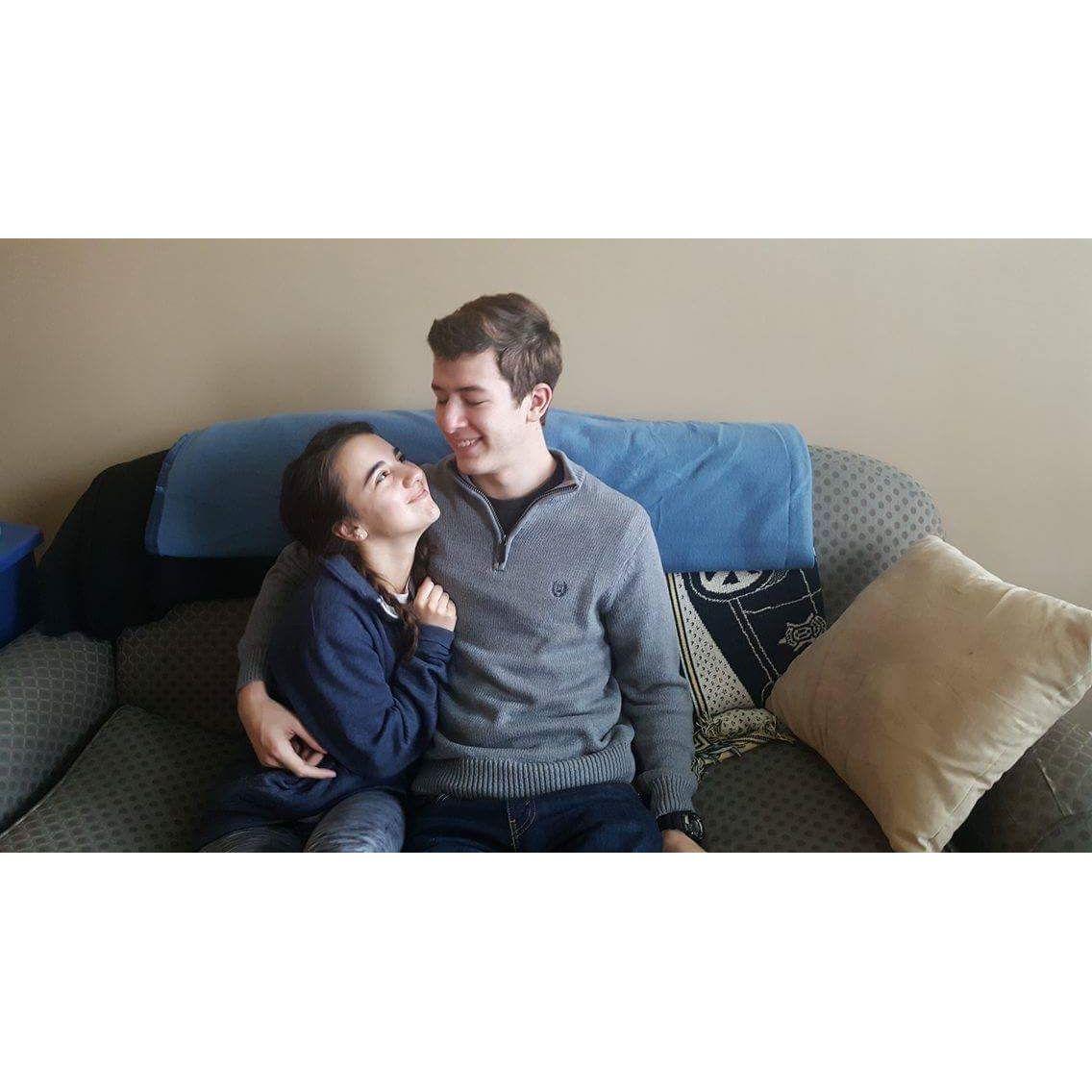 December 2016 - Our last photo together before spending 8 months long distance
