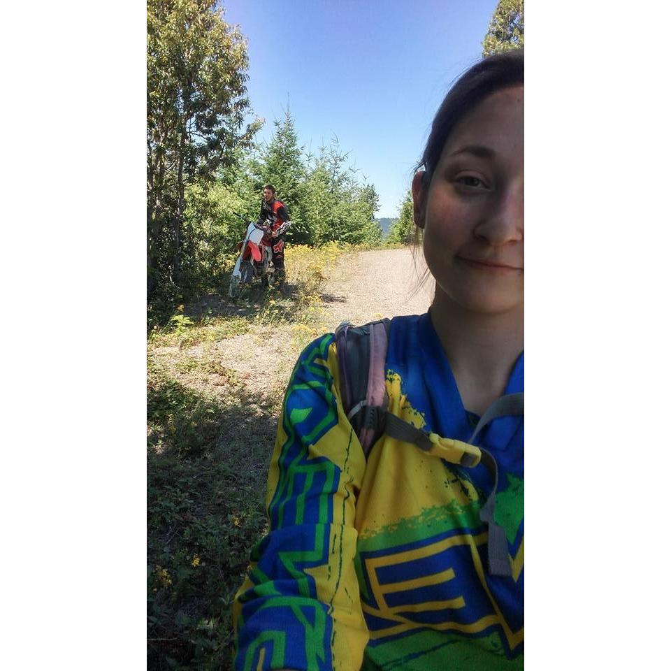 We finally found some shade after a long ride in Prospect OHV.