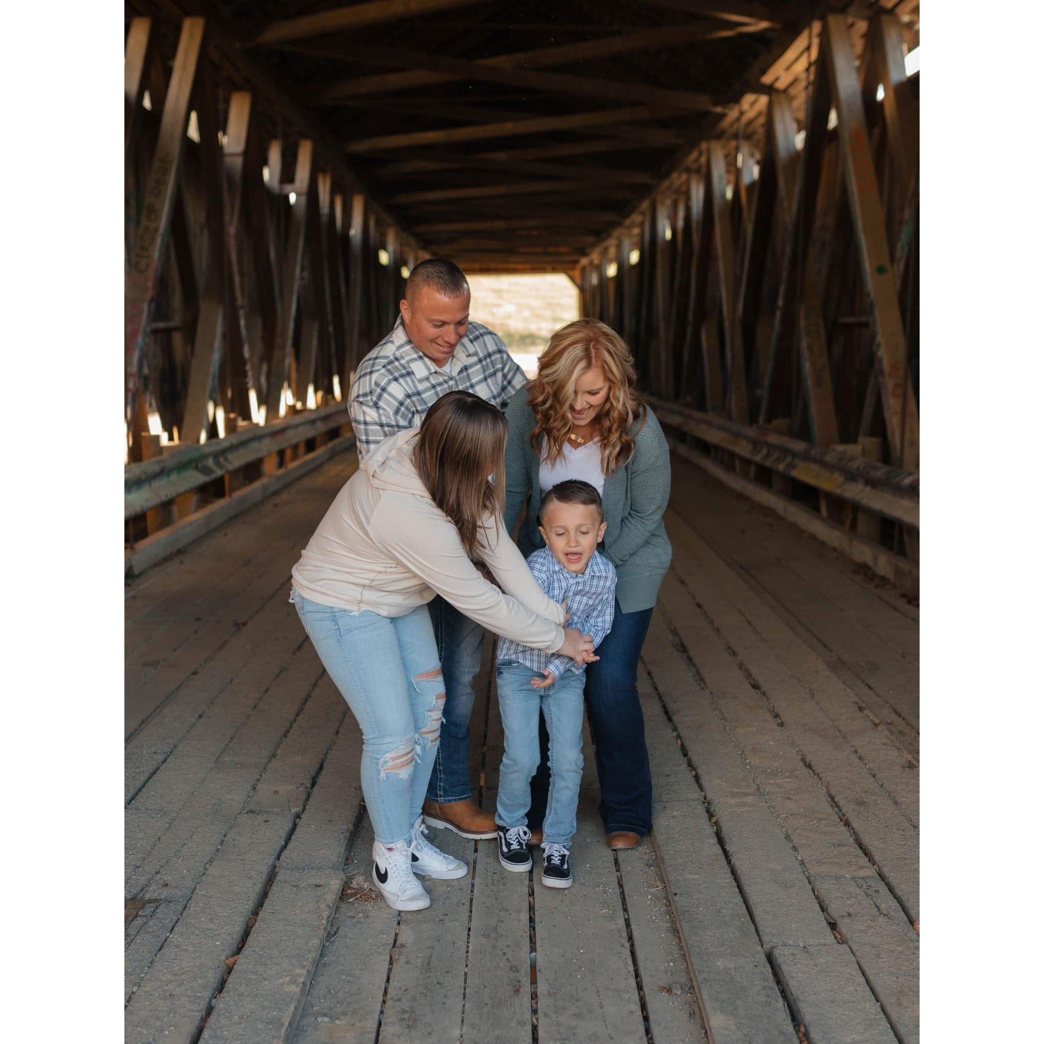 Having some fun at the Family Picture Day!
