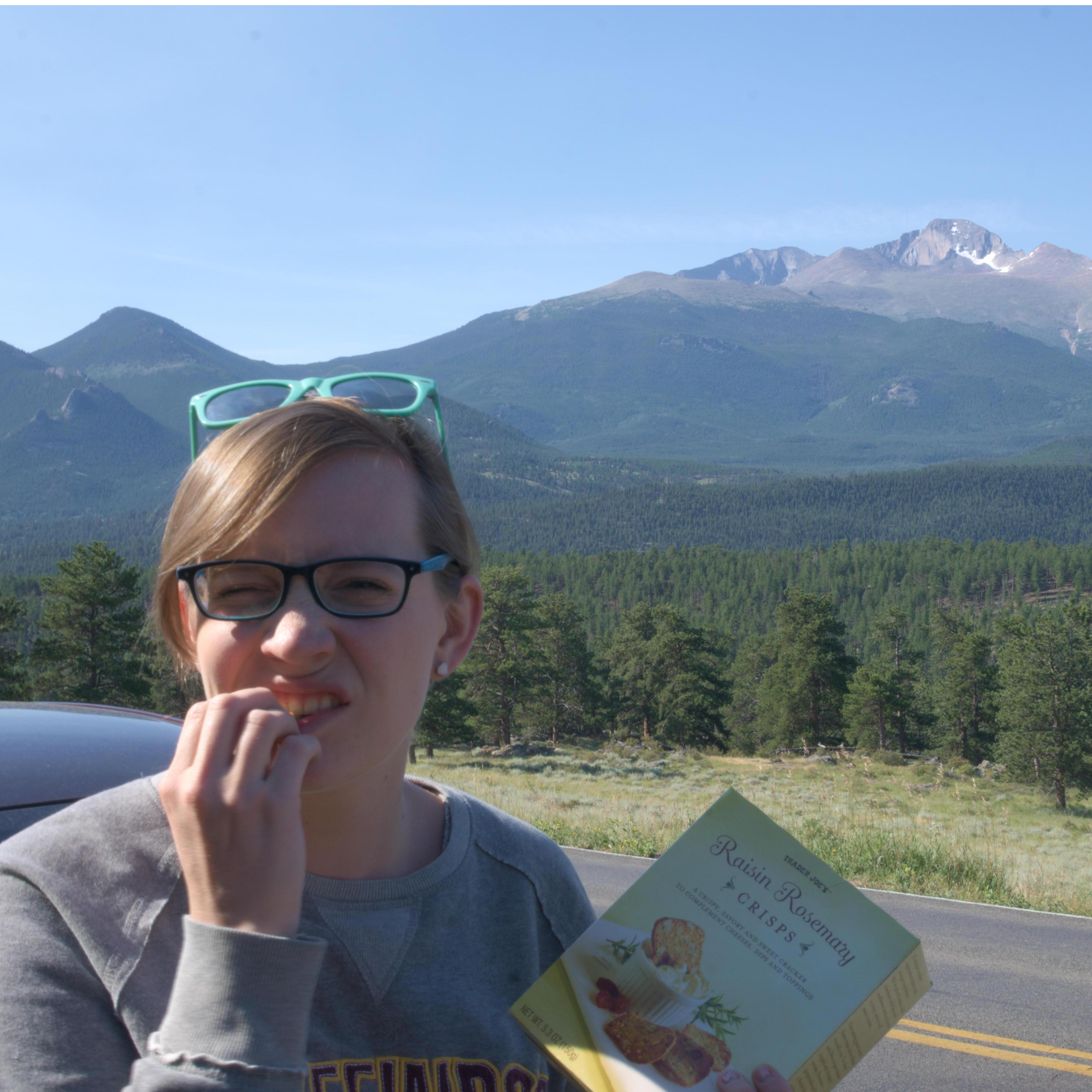 If you know one thing about us, it's probably that we are capable of finding a Trader Joe's no matter where we are - Rocky Mountain Ridge Trail, CO - August 7, 2019