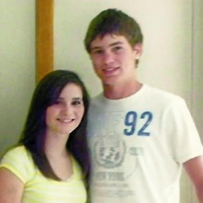 Our first picture as a couple