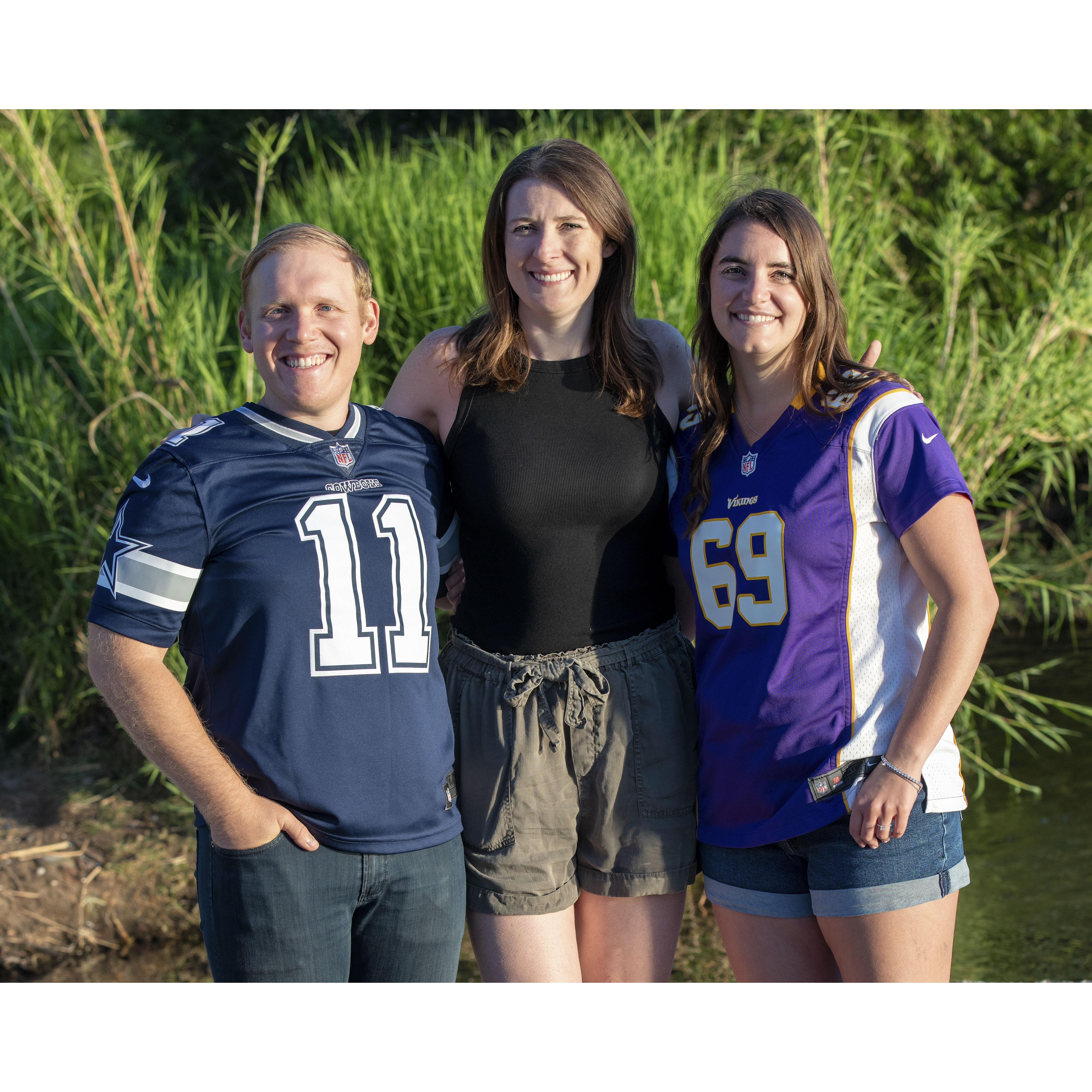 Kelsey is the reason we are together :) She introduced us and invited us to watch a football game together :) And she took our engagement photos!!