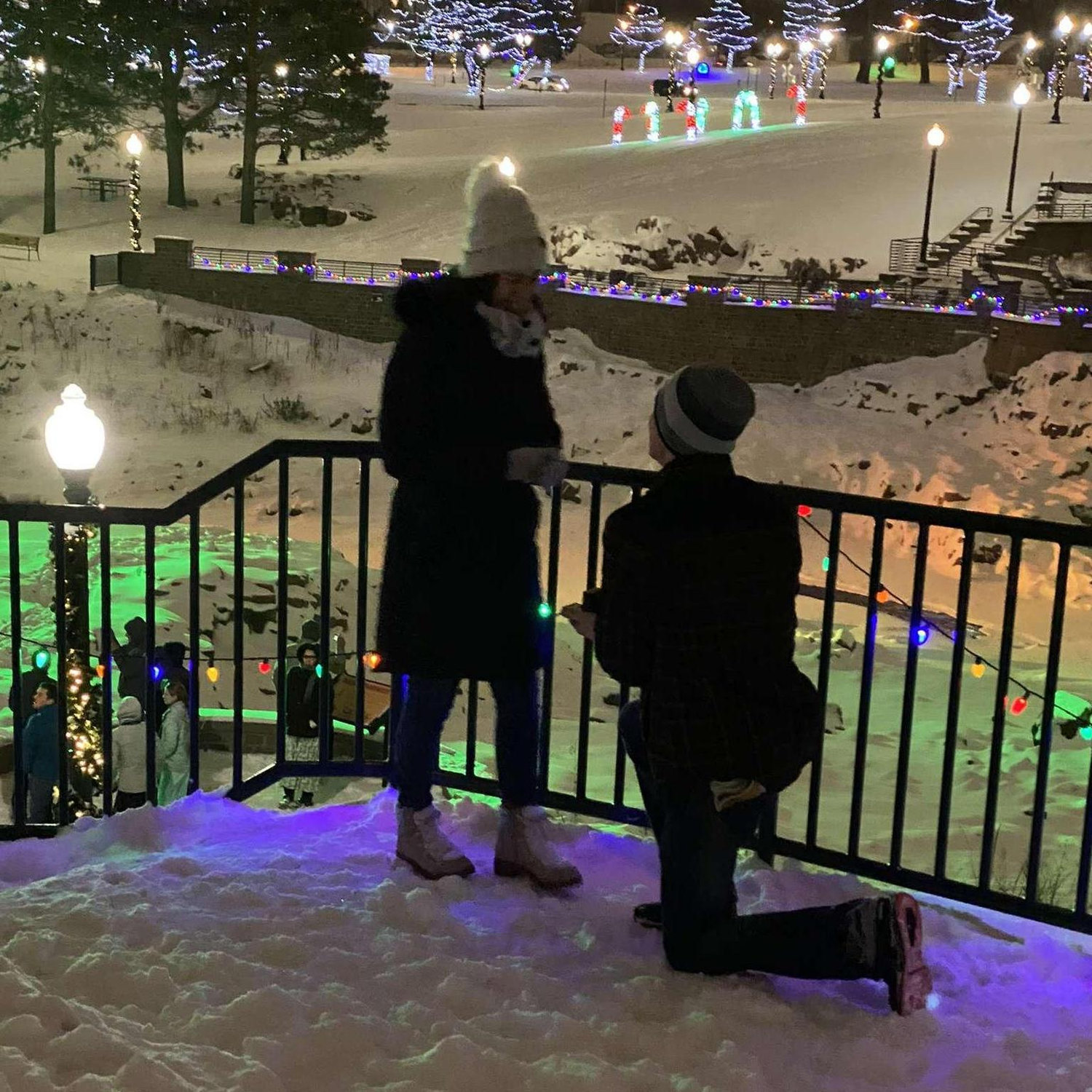 Proposal at Falls Park