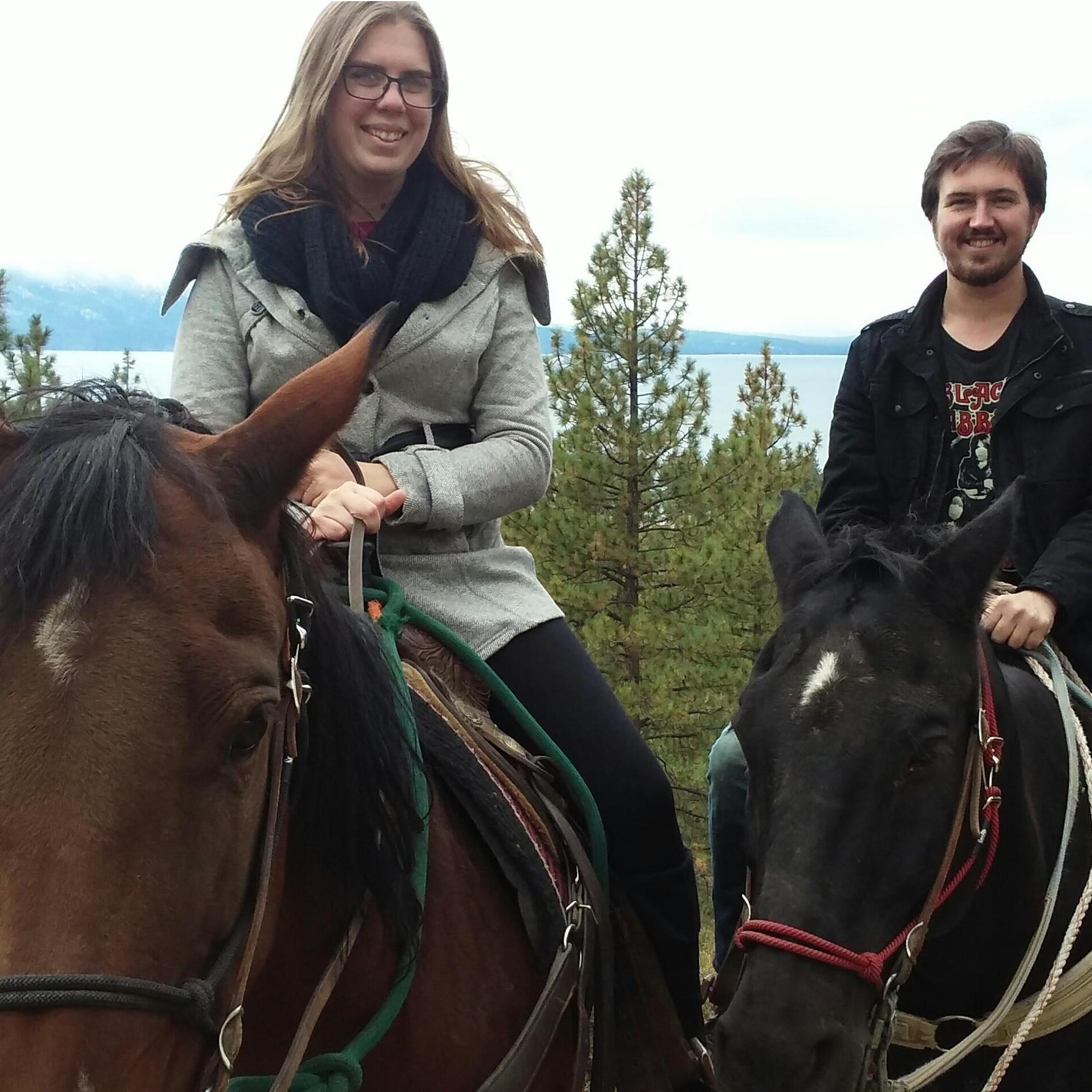 2 year anniversary - his first horse!