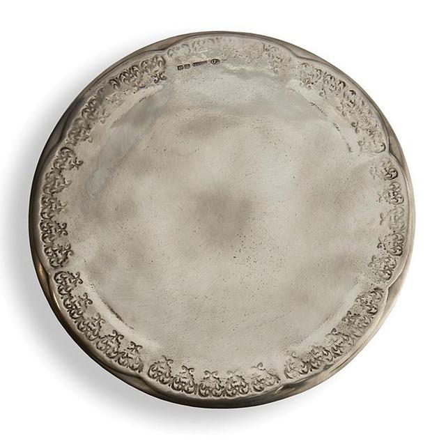 Arte Italica - Vintage Pewter Cake Plate