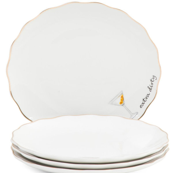 4pk Extra Dirty Appetizer Plates | Kitchen & Dining Room | T.J.Maxx