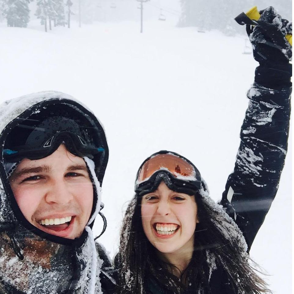 EM'S FIRST TIME "SKIING"