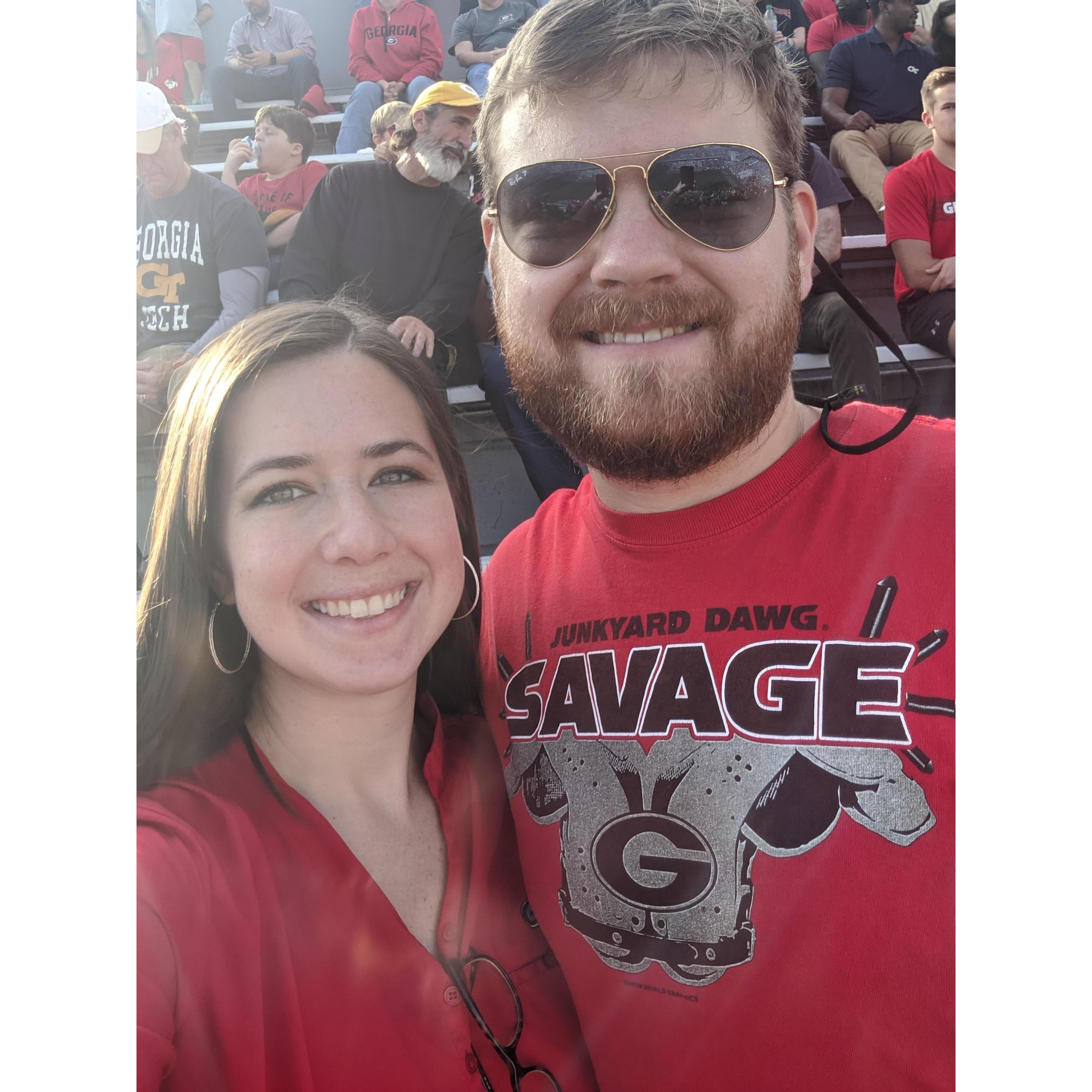 One of many Georgia games together
