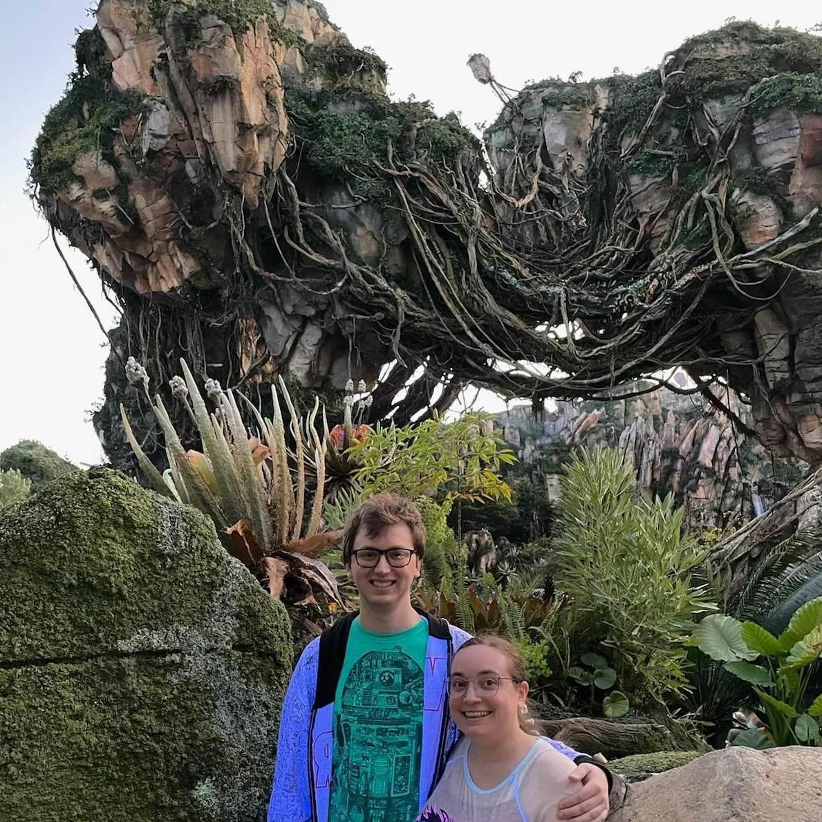 Trying to recreate our picture from our first Disney World trip. We went with David's dad and sister this time as well. It was just as fun as the first!