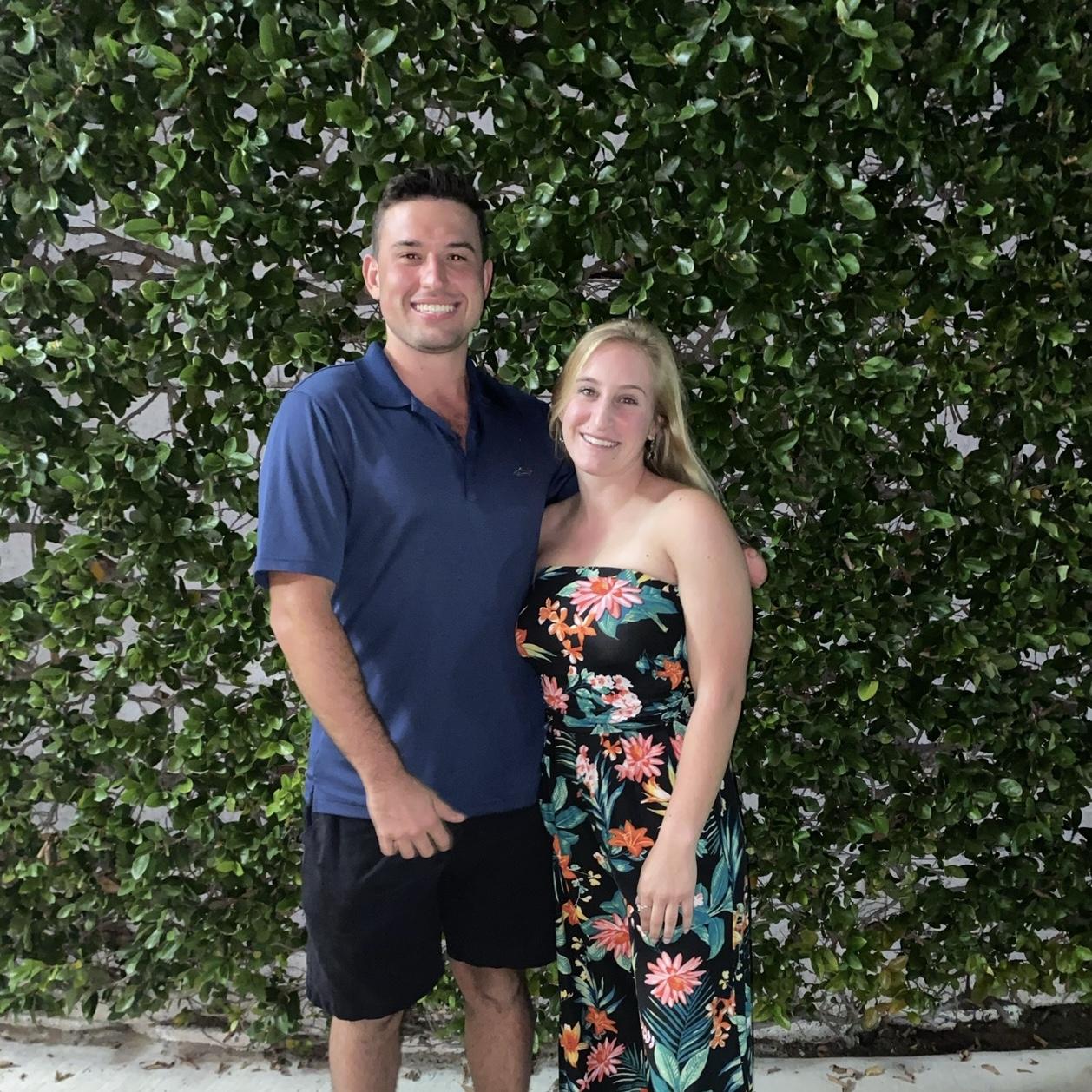 Our first photo together!