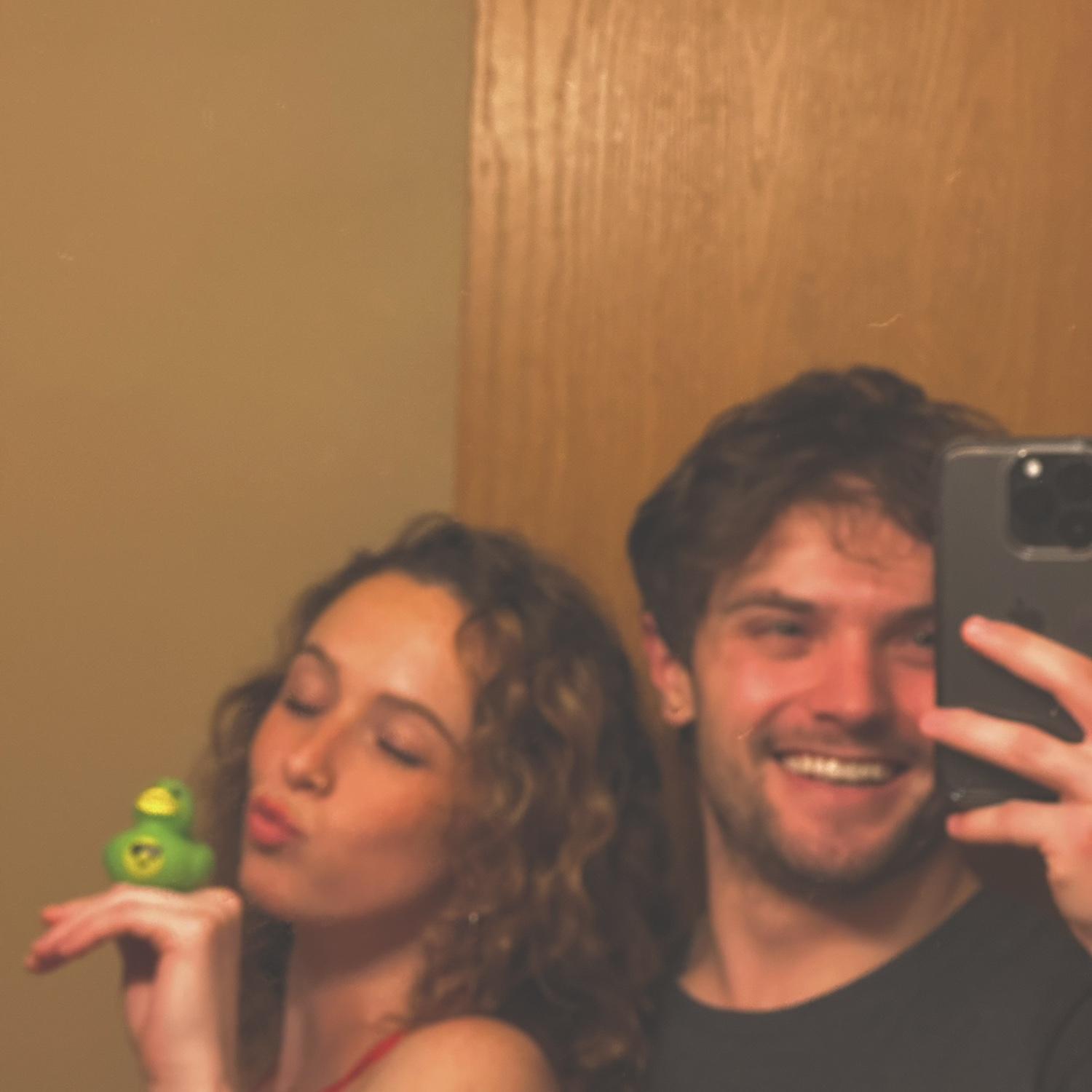 The first claw machine prize Britton won for Jaycie