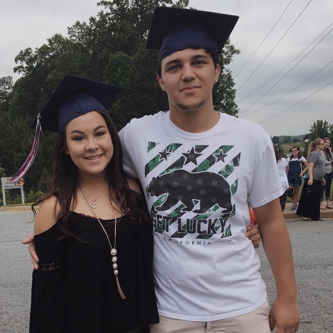 Senior parade for Powdersville high school 2017.
