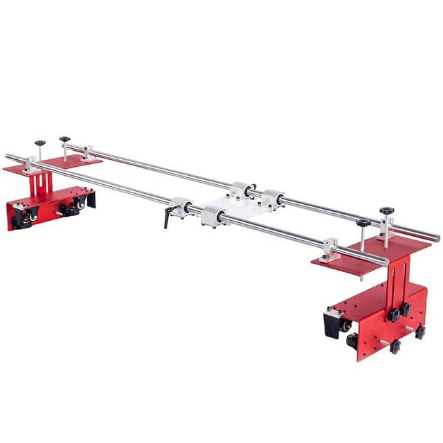 Upgraded Router Sled for Flattening Slabs, 3 Axis Adjustable, Portable and Easy to Adjust Slab Flattening Jig with 60 inches, Trimming Planing Machine for Wood Flattening, DIY Woodworking Router Sled