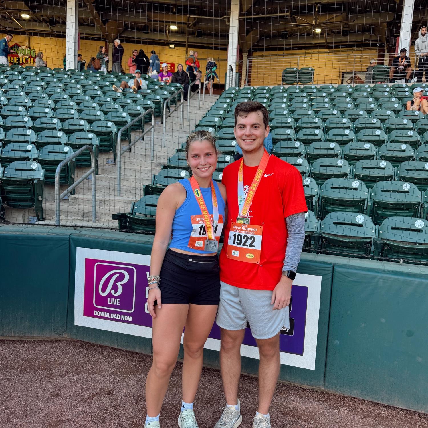 2nd half marathon together!