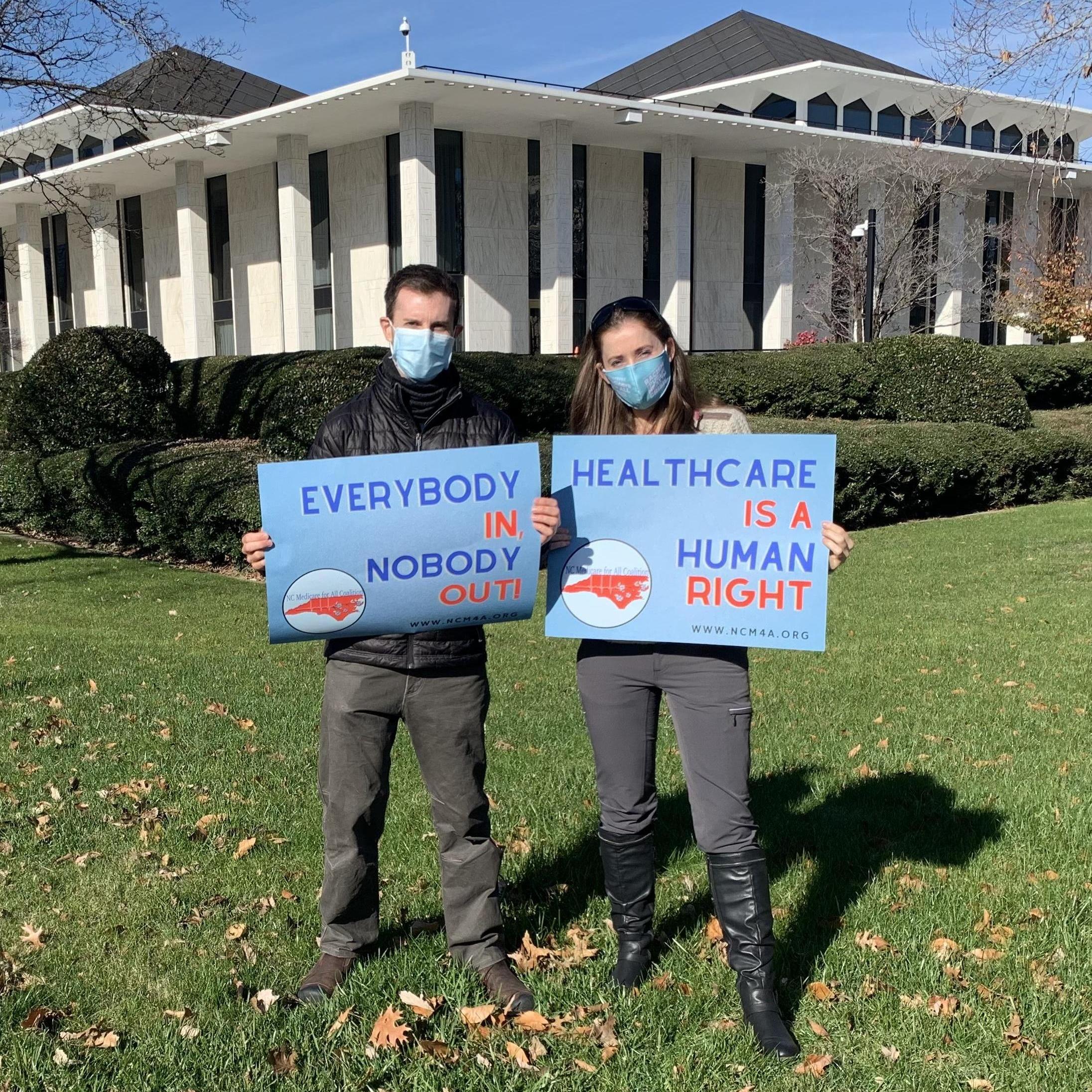 Medicare for All press conference, International Human Rights Day 2020
