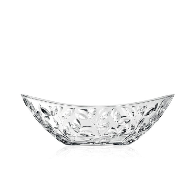Lorren Home Trends RCR Laurus Crystal Oval Bowl