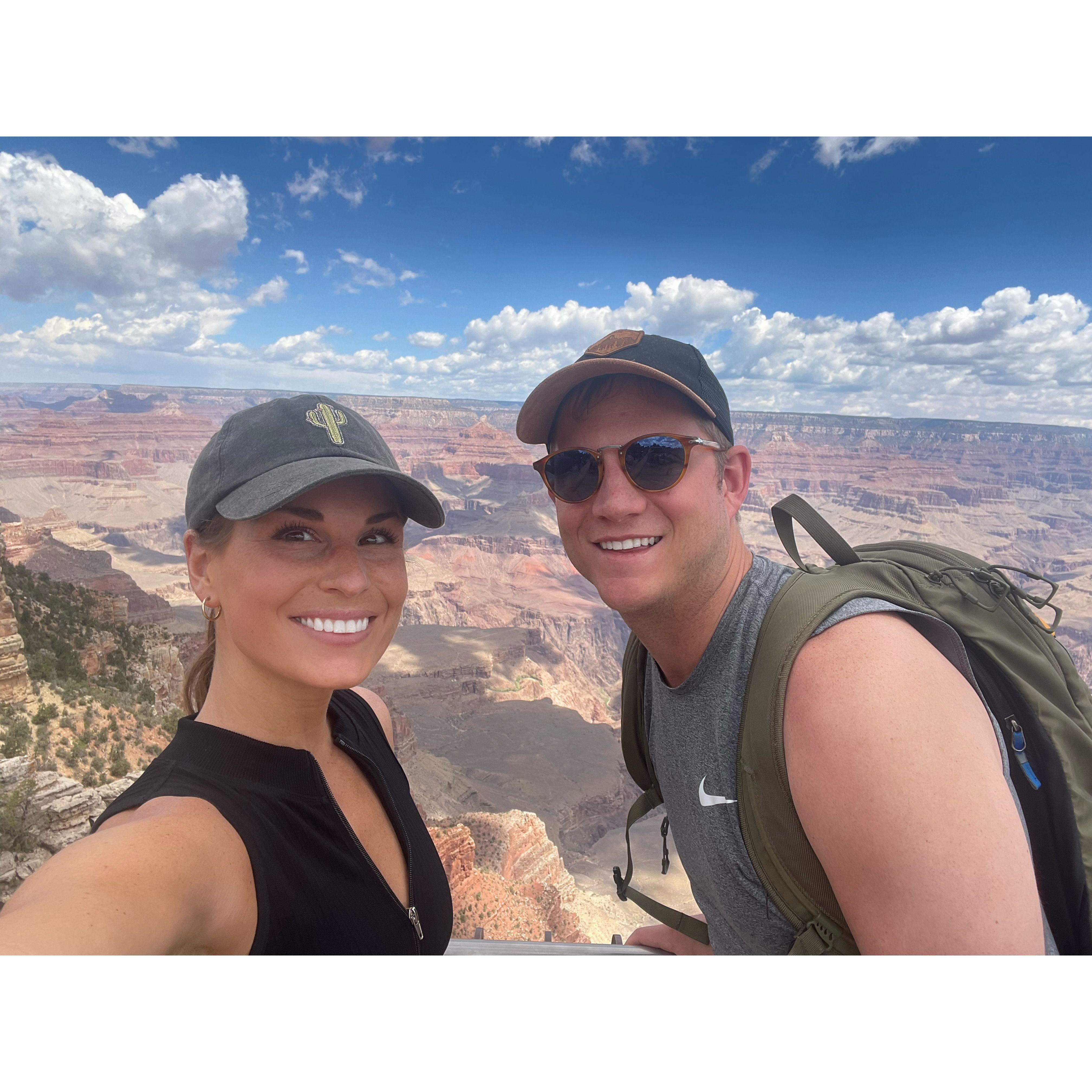Visiting the Grand Canyon. June 2022
