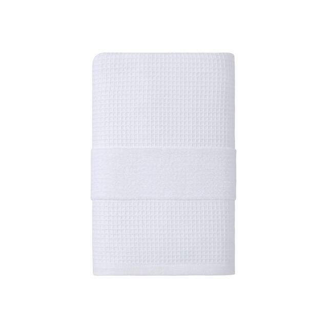 Haven™ Organic Cotton Waffle & Terry Bath Towel in Bright White