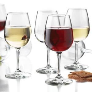 Libbey Wine Party Stemware Wine Glasses, Set of 12