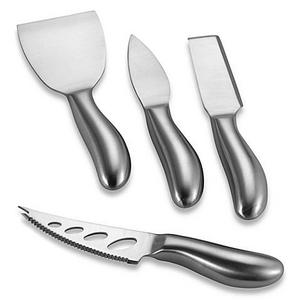 4-Piece Stainless Steel Cheese Knives Set