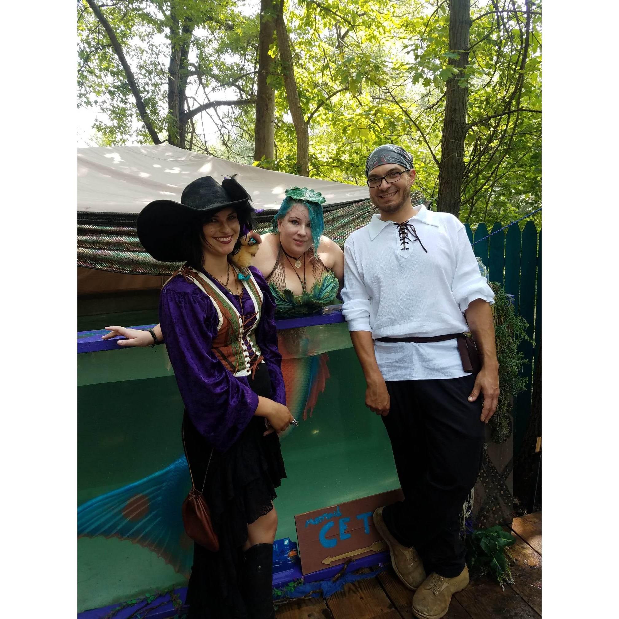 One of our many trips to the Michigan Renaissance Festival