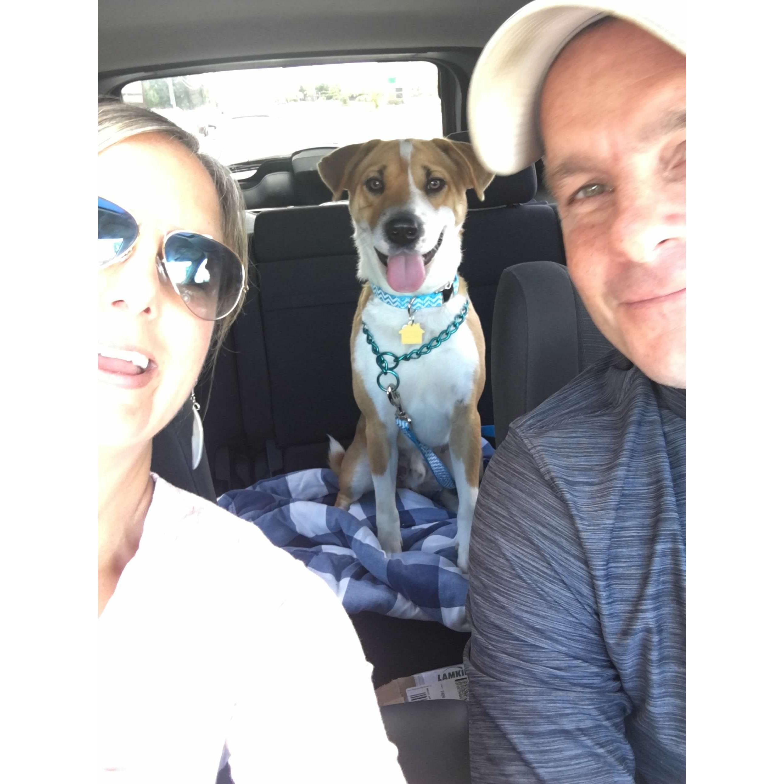 The day we brought our Delray home!