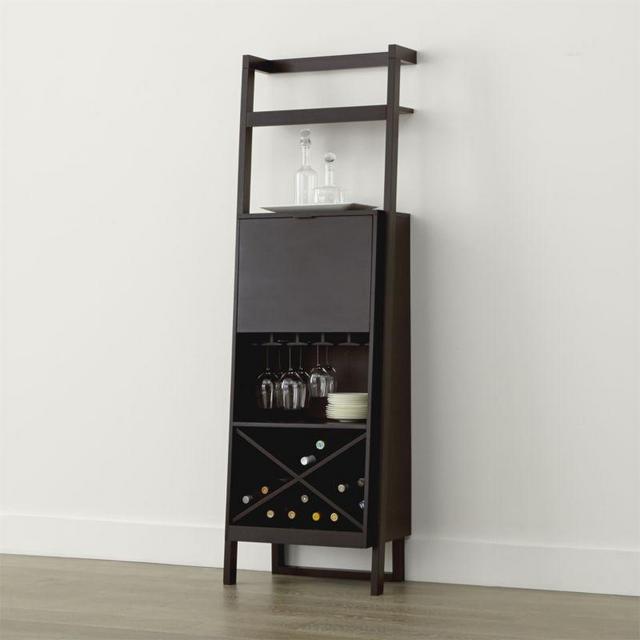 Sawyer Mocha Leaning Wine Bar
