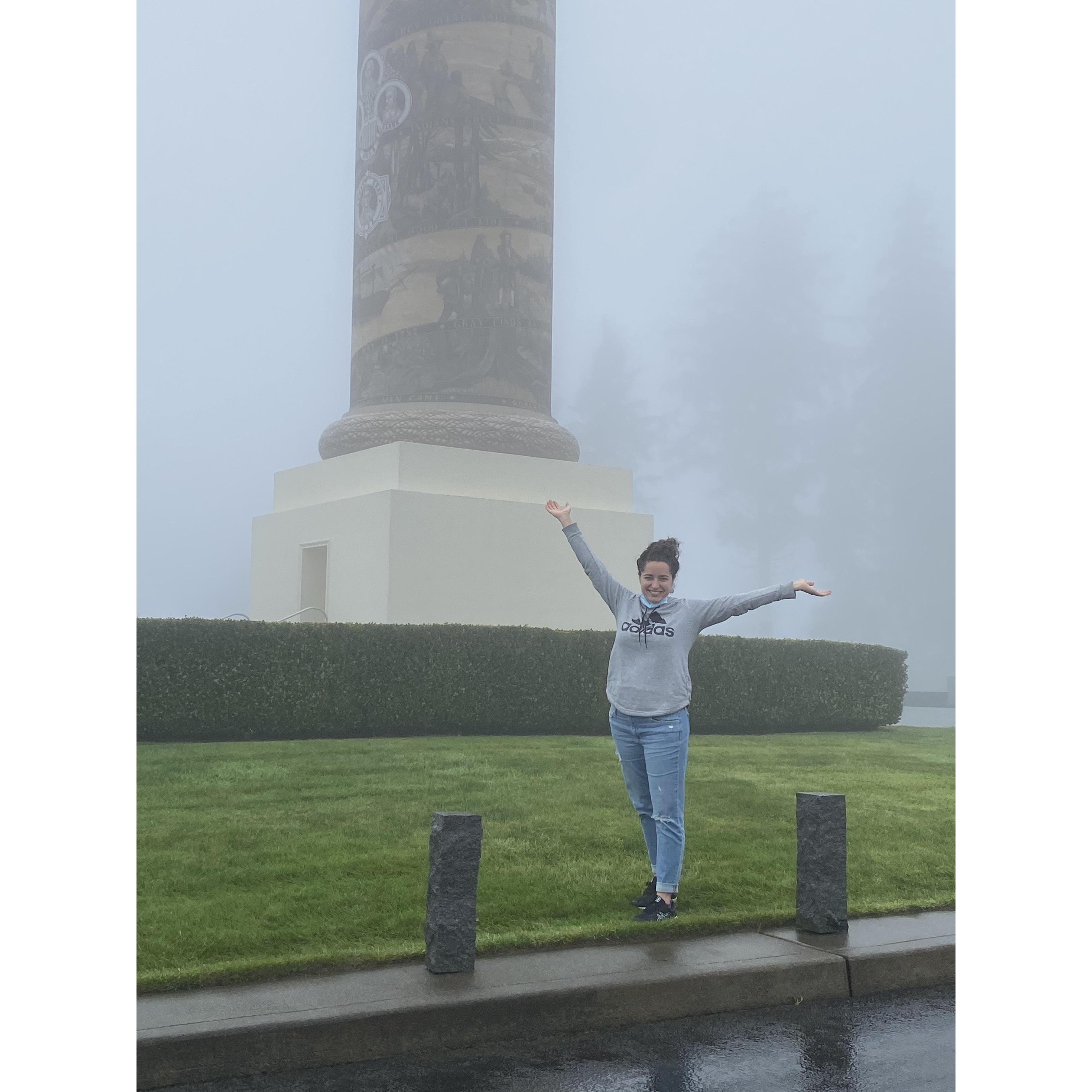 Astoria Column. A great day for the view ;).