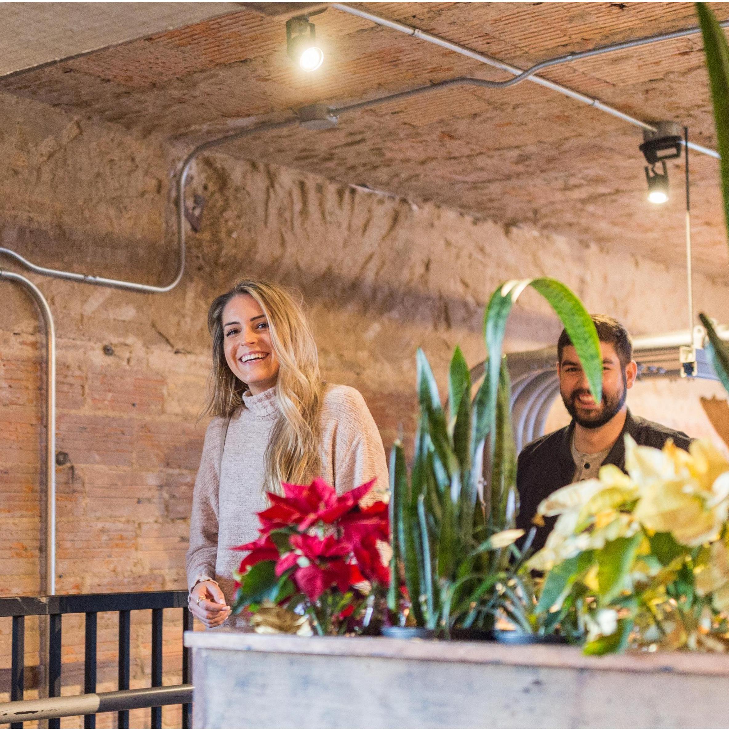 After he proposed, we made our way to one of our favorite spots in Denton - Barley & Board