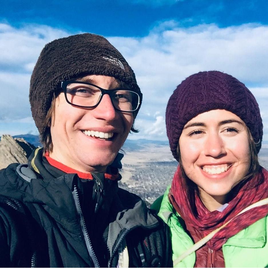 Andrew took Lydia on her first multi-pitch climb on a snowy day in the middle of a December; quite the adventure.