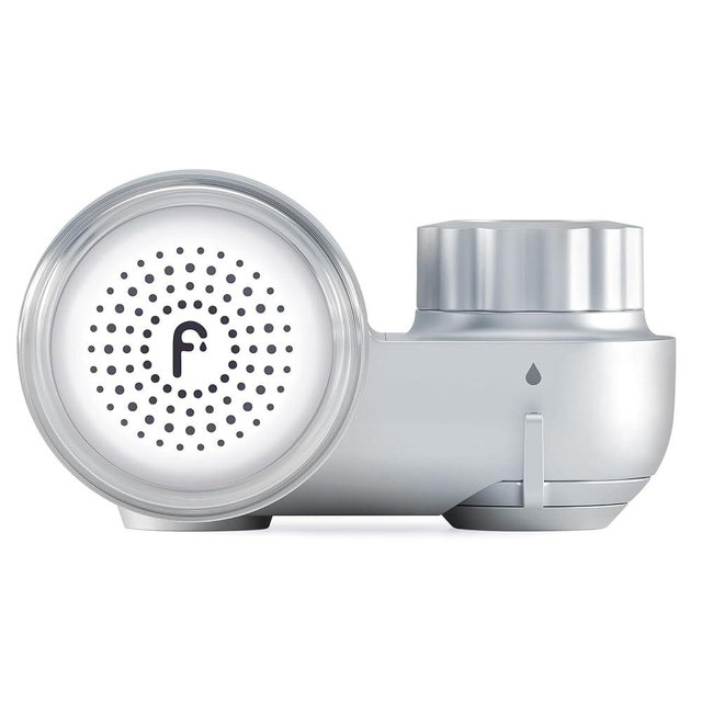 Filterbaby Skincare Filter 2.0, Bathroom Sink Filter Water Faucet for Skin Care, Clinically Tested Starter Kit, Filter w/10 Faucets Adaptors, Sink Water Filter for Skin Protection (Chrome)