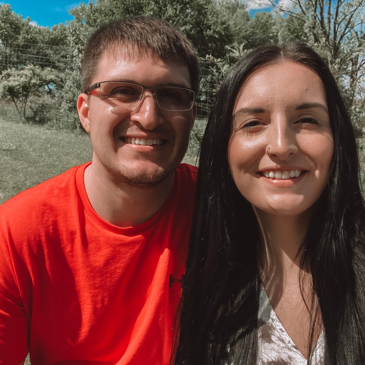 05.15.2021 - our first photo together celebrating Hailey’s 24th birthday late