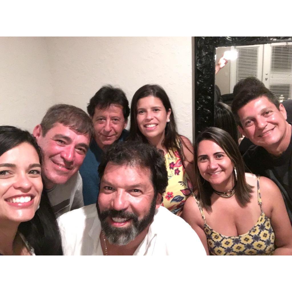 Friends and family together. Always it will be a party.