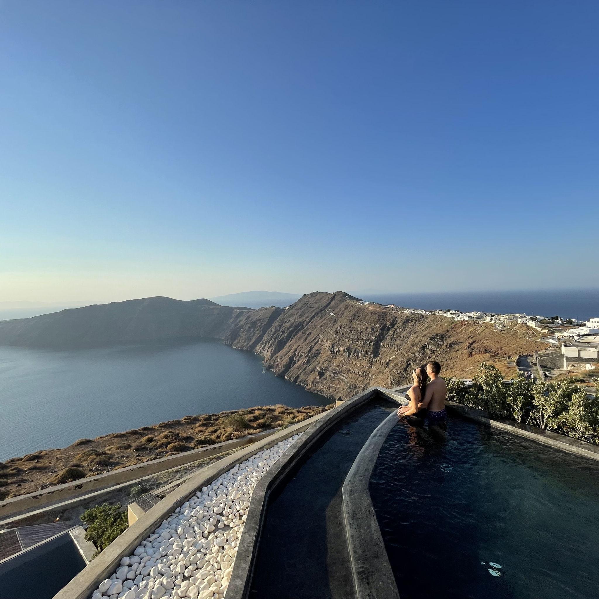 First Europe trip together in Santorini !