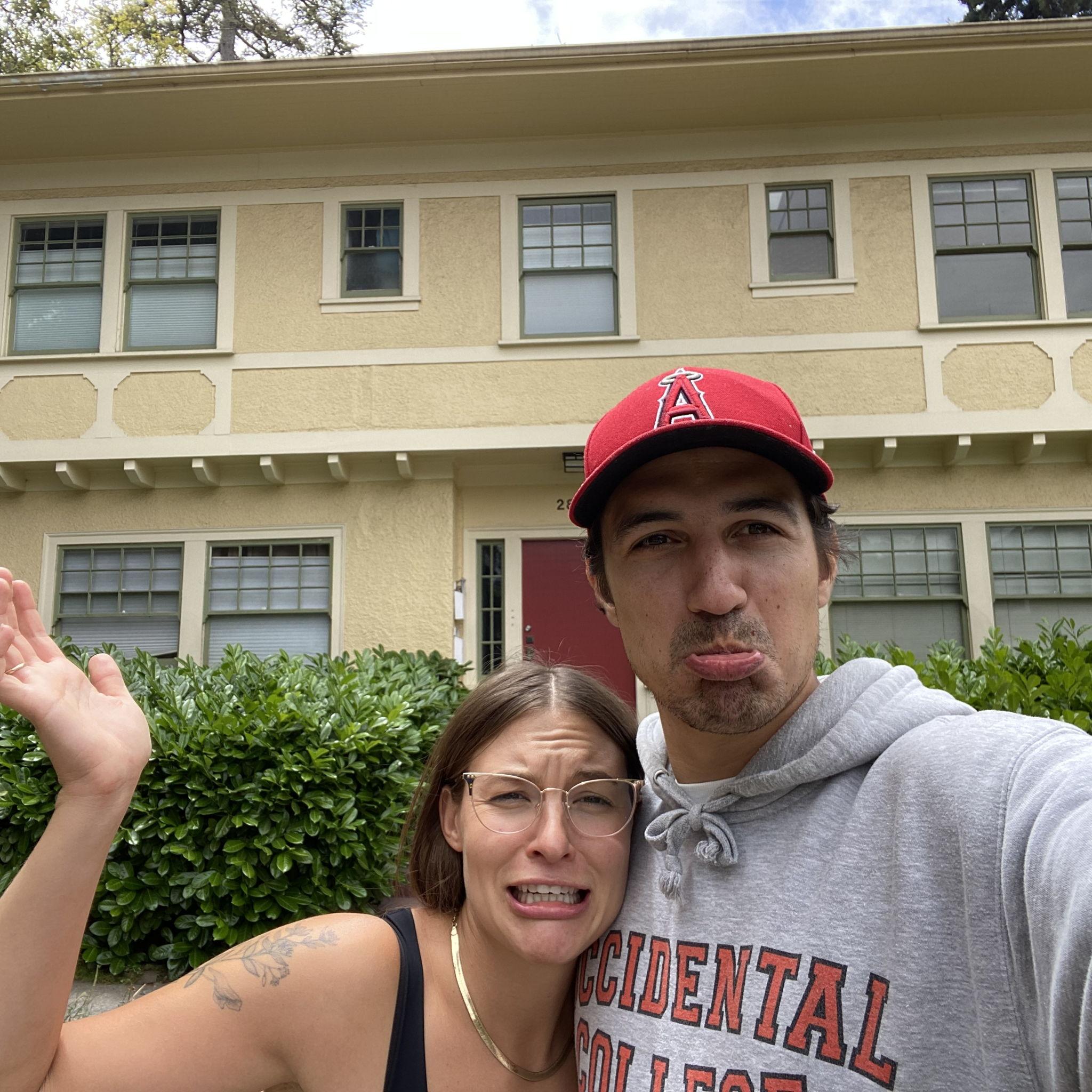 Out first apartment in Berkely