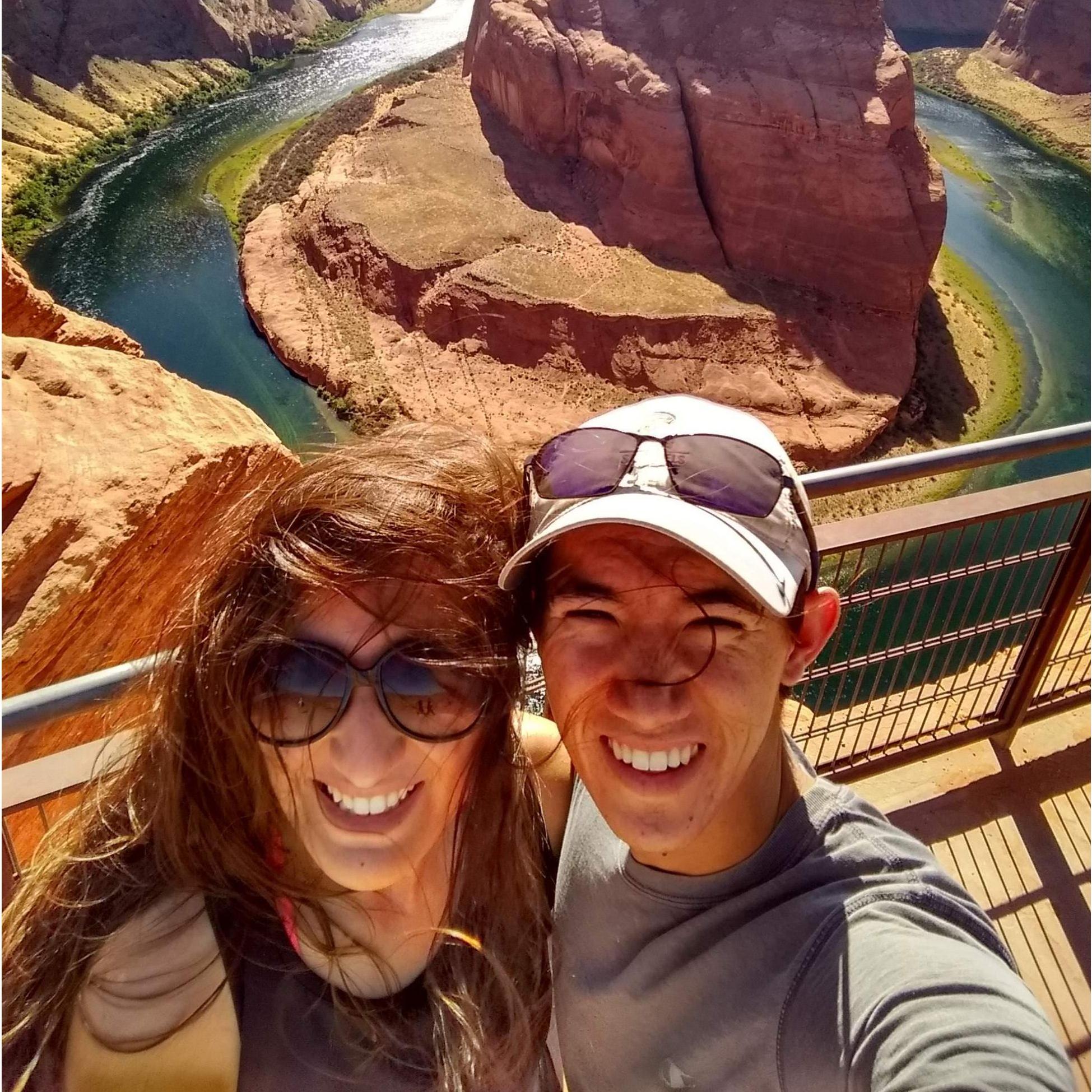 Horseshoe Bend! Windy!