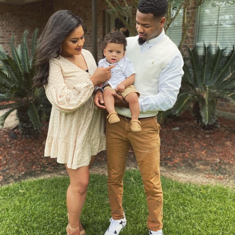 Grayson's first Easter Sunday.
