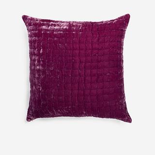 Luminous Quilted Velvet Euro Pillow